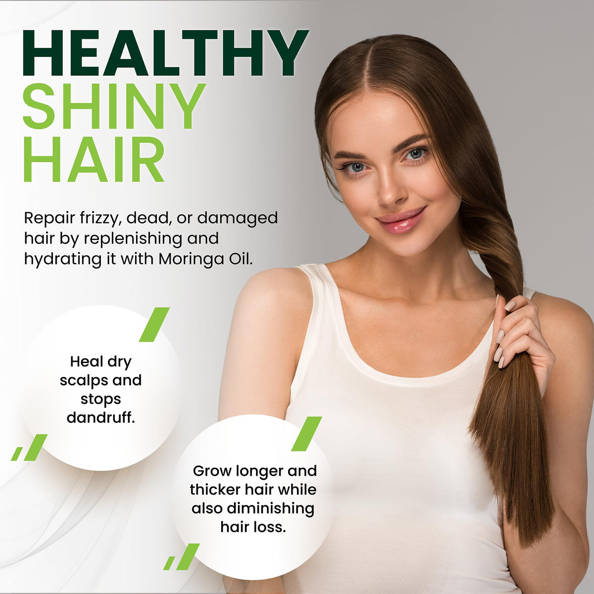 100% Pure Moringa Oil Organic for Face, Hair, Nails and Dry Skin - USDA Certified Single