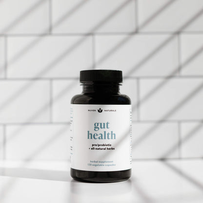 Nuven Naturals All-in-One Gut Health w/Probiotics, Prebiotics, Digestion-Supporting