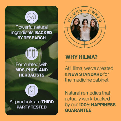 Hilma Natural Gas & Bloating Relief - with Lemon Balm, Fennel & Peppermint Leaf - Doctor