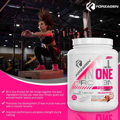Forzagen Protein Powder for Women - Protein Shake With Collagen Powder for Women