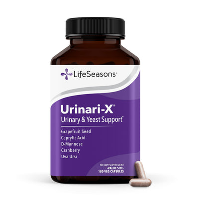 Urinari-X - Urinary Tract Support - Fast Acting UTI Relief - Vitamin Supplement for Healthy Bladder Function & Immunity - D-Mannose, Cranberry, Caprylic Acid, Uva Ursi & Grapefruit - 90 Capsules