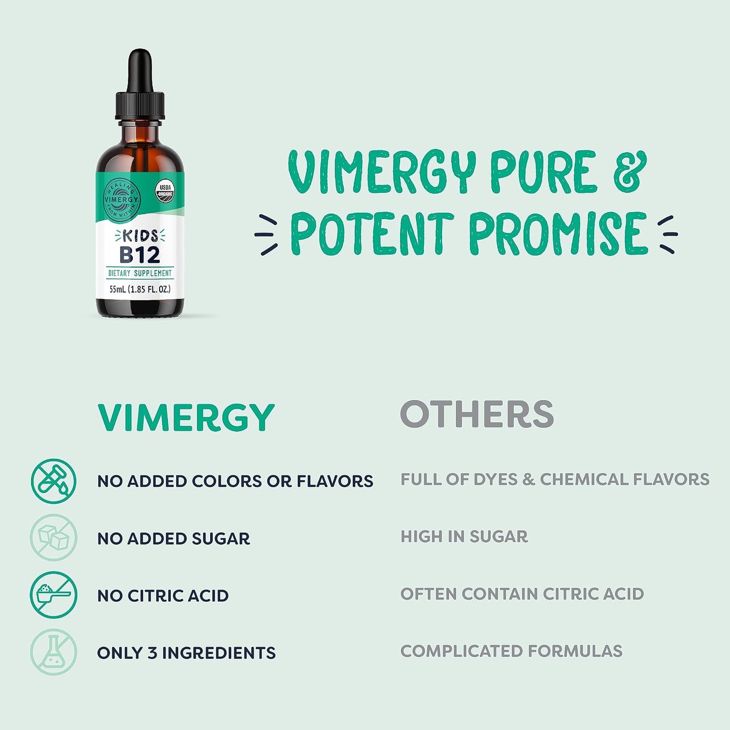 Vimergy Kids Zinc (55mL) and Kids B12 (55mL) - Kits