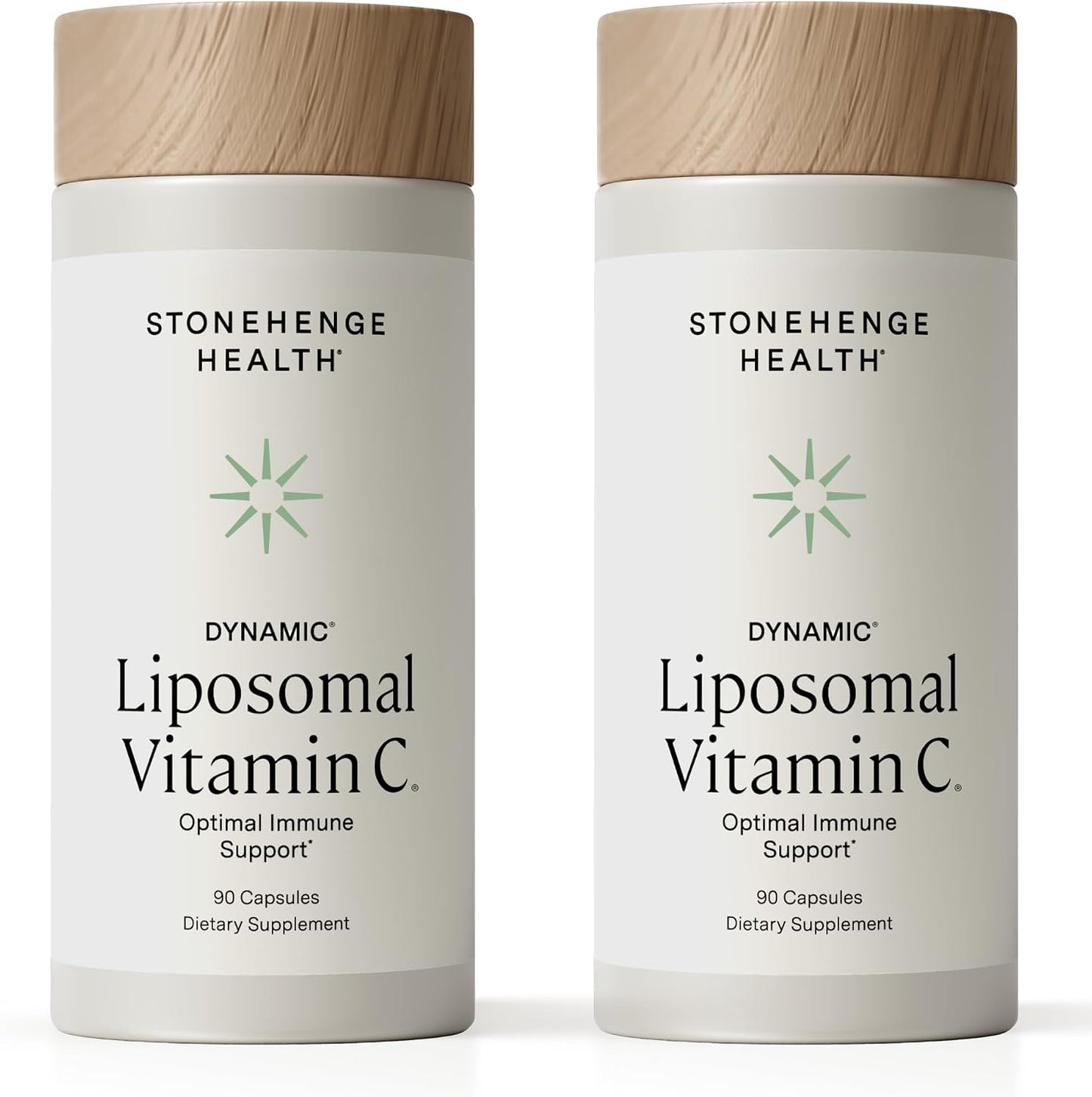 Stonehenge Health Dynamic Liposomal Vitamin C 1500mg - 90 Capsules - Advanced Formula - Phospholipids sourced from Non-GMO Sunflower, Supports Healthy Immune System (Pack of 2)
