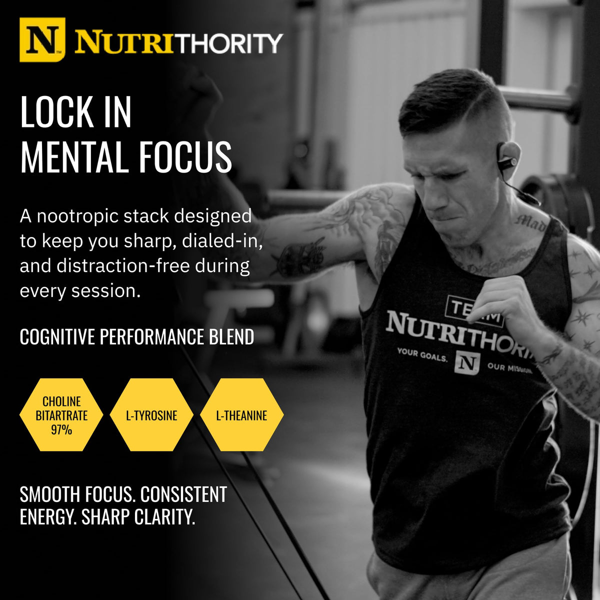 Nutrithority - 1.21GW High Stim Pre Workout Powder for Men (Hawaiian Tango)