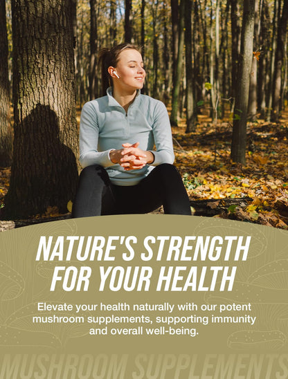 BulkSupplements.com Lion's Mane Mushroom Extract Capsules - Mushroom Supplement, Brain Supplement for Memory and Focus Support - Vegan, 2 Capsules per Serving (1000mg), 360 Capsules (Pack of 1)