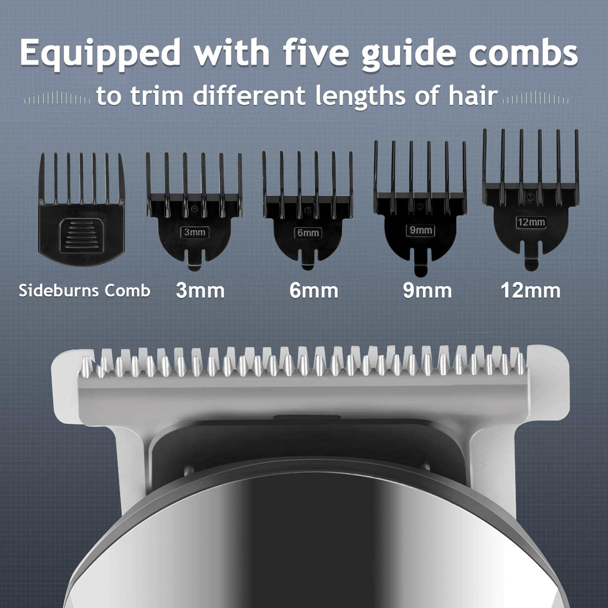 Ufree Beard Trimmer for Men, Waterproof Electric Razor Hair Trimmer, Cordless Hair