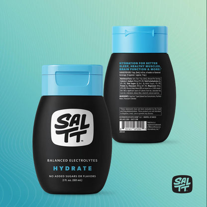 SALTT Hydrate Electrolyte Drops, Unflavored, Refill Size, 8.3 oz