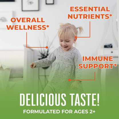 MARYRUTH'S Kids Vitamins | Multi | Sugar Free | 2 Month Supply | Kids Multivitamin Gummies for Ages 2+ | Vegan | Only 1 Gummy a Day | 60 Count