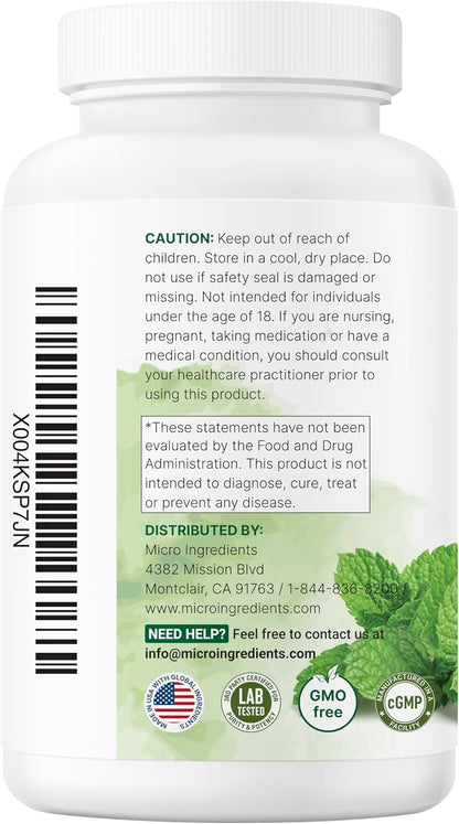 Micro Ingredients Chlorophyll Super Greens Complex | 240 Veggie Capsules with Parsley, Moringa, Spirulina, Chlorella, & More | Gluten-Free, No Additives