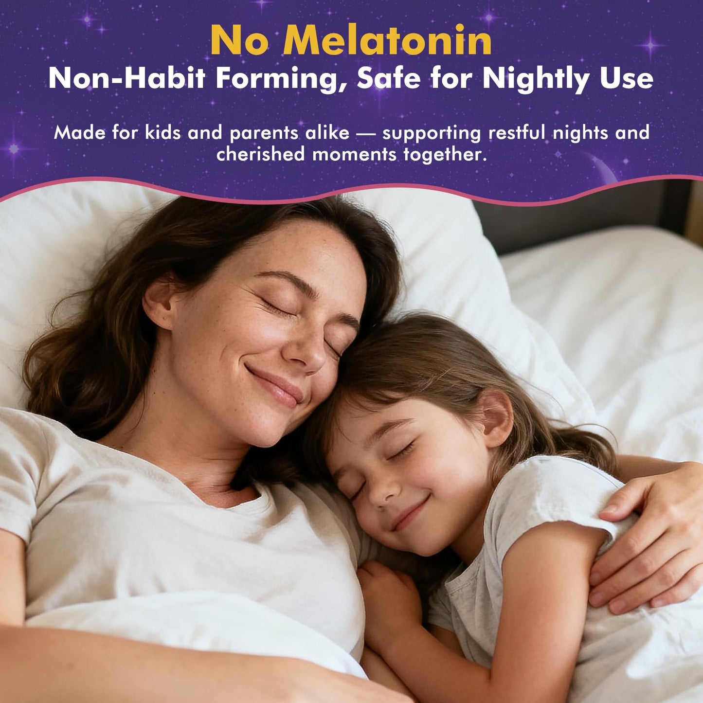 Magnesium Glycinate Gummies for Kids 4+ & Adults- Magnesium Glycinate 150/300 mg for Natural Sleep, Relaxation & Calm Support, Melatonin Free, Sugar Free Strawberry Flavor, 60 Ct