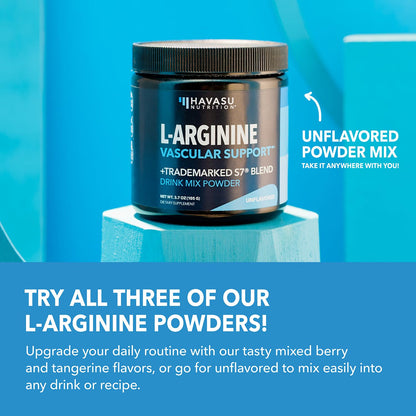 L-Arginine with L-Citrulline Powder, Nitric Oxide Supplement, Mixed Berry | Vegan, Non-GMO Pre and Post Workout Support Powder for Endurance & Recovery, L-Arginine, L-Citrulline, Beet-Root, 30 Servings