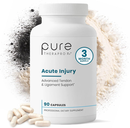 Pure Therapro Rx Acute Injury | Tendon & Ligament Support | Convenient Once a Day Clinical Dose | Supports Tendon Health, Movement & Physical Function | Pharm-Grade (90 Capsules)