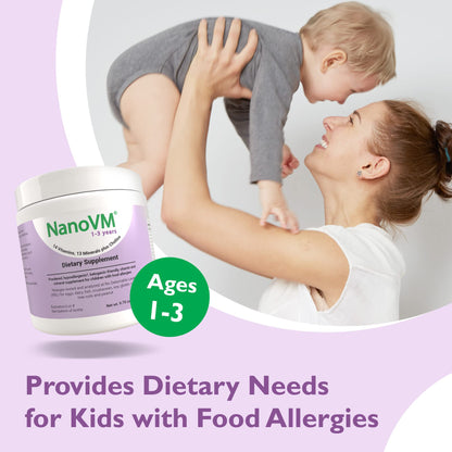 t/f, Dietary Supplement for Tube Feeding, Allergen-Free Kids Multivitamin, Unflavored Vitamin Powder with 14 Vitamins & 13 Minerals, Low-Carb Kids Vitamins, 275g - Solace Nutrition