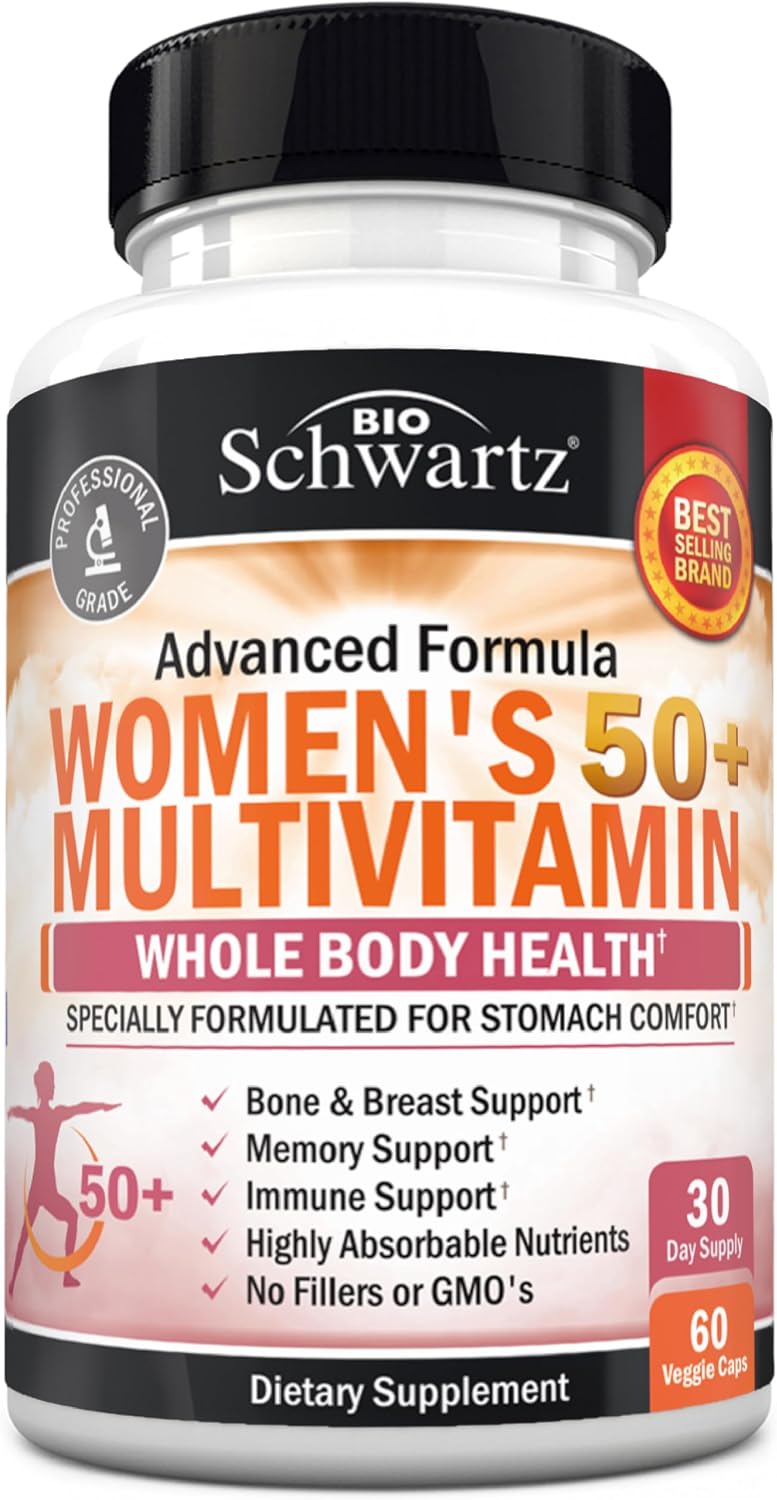 Daily Multivitamin for Women 50 & Over, 60 Capsules