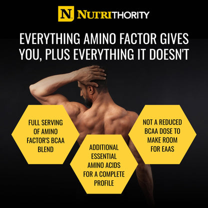 Nutrithority Leucine Enriched Essential Amino Acids Supplement (30 Servs)