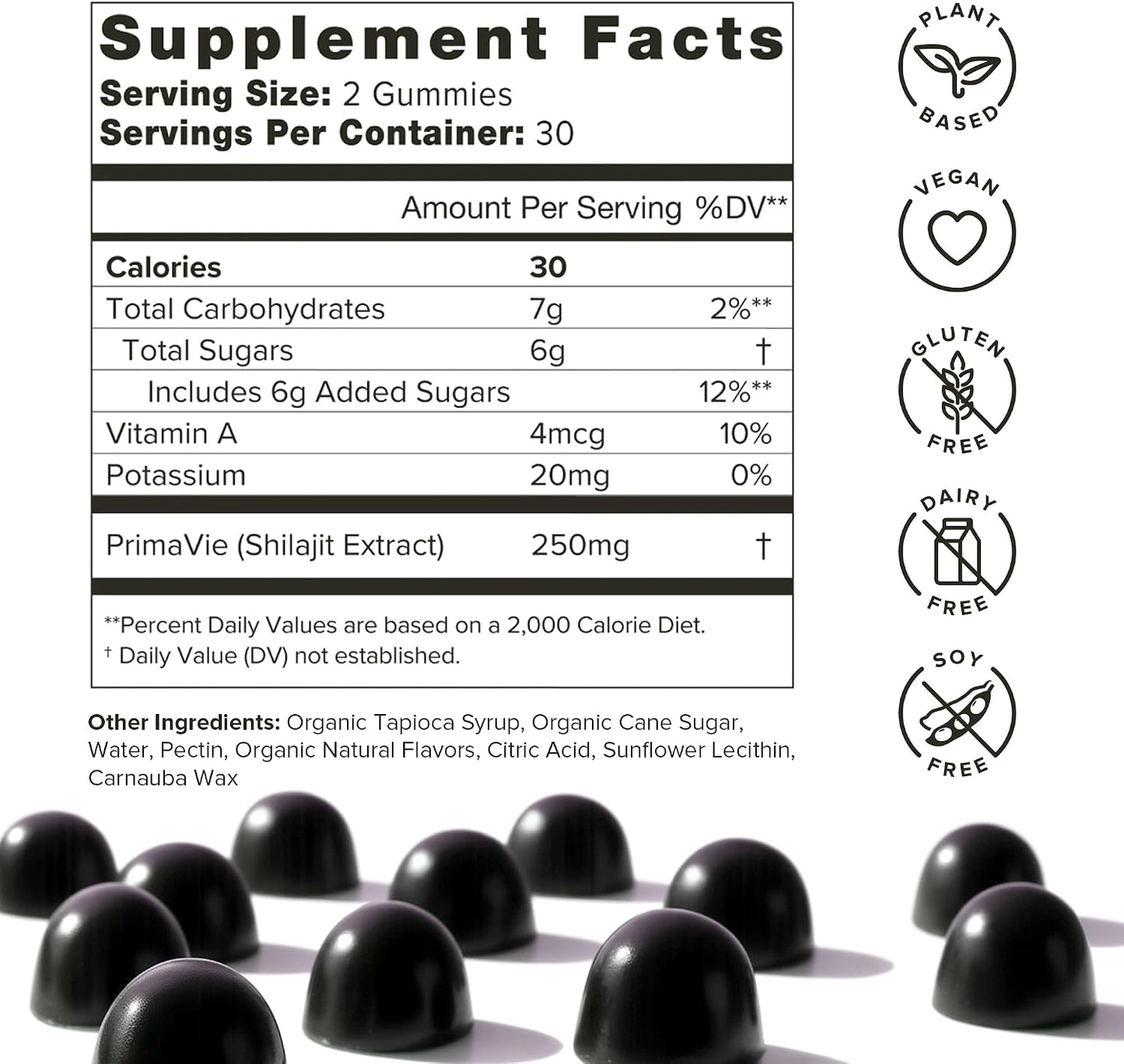 Organifi Shilajit Gummies - Himalayan Shilajit for Men and Women with PrimaVie Shilajit, 40-Plus Trace Minerals, and More - Hormone Balancer, Boosts Cellular Energy, Beats Fatigue, and More, 60 Count