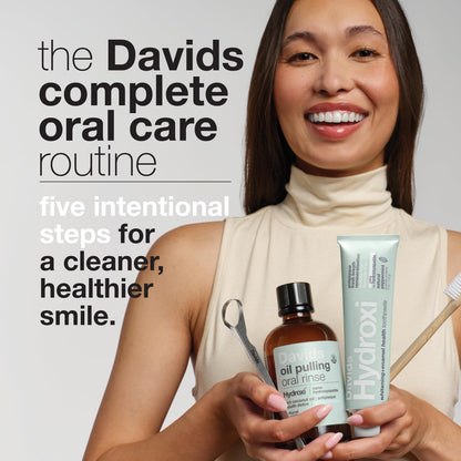 Davids Nano Hydroxyapatite 6-Piece Oral Care Routine Kit Whitening