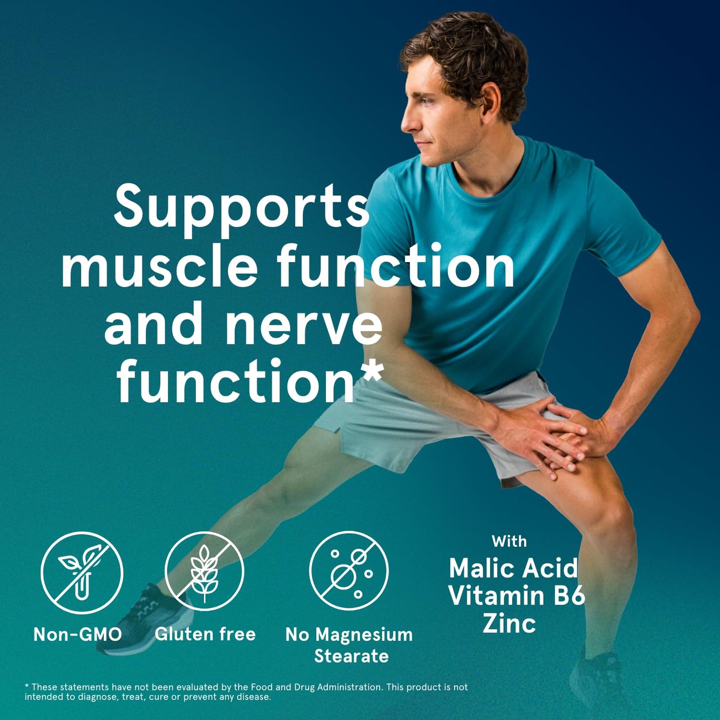 Puori Magnesium Complex Supplement - High Absorption Magnesium Taurinate & Gluconate, Zinc, Vitamin B6 & Malic Acid for Sleep Support, Immune & Bone Health & Muscle Recovery - 120 Vegan Capsules