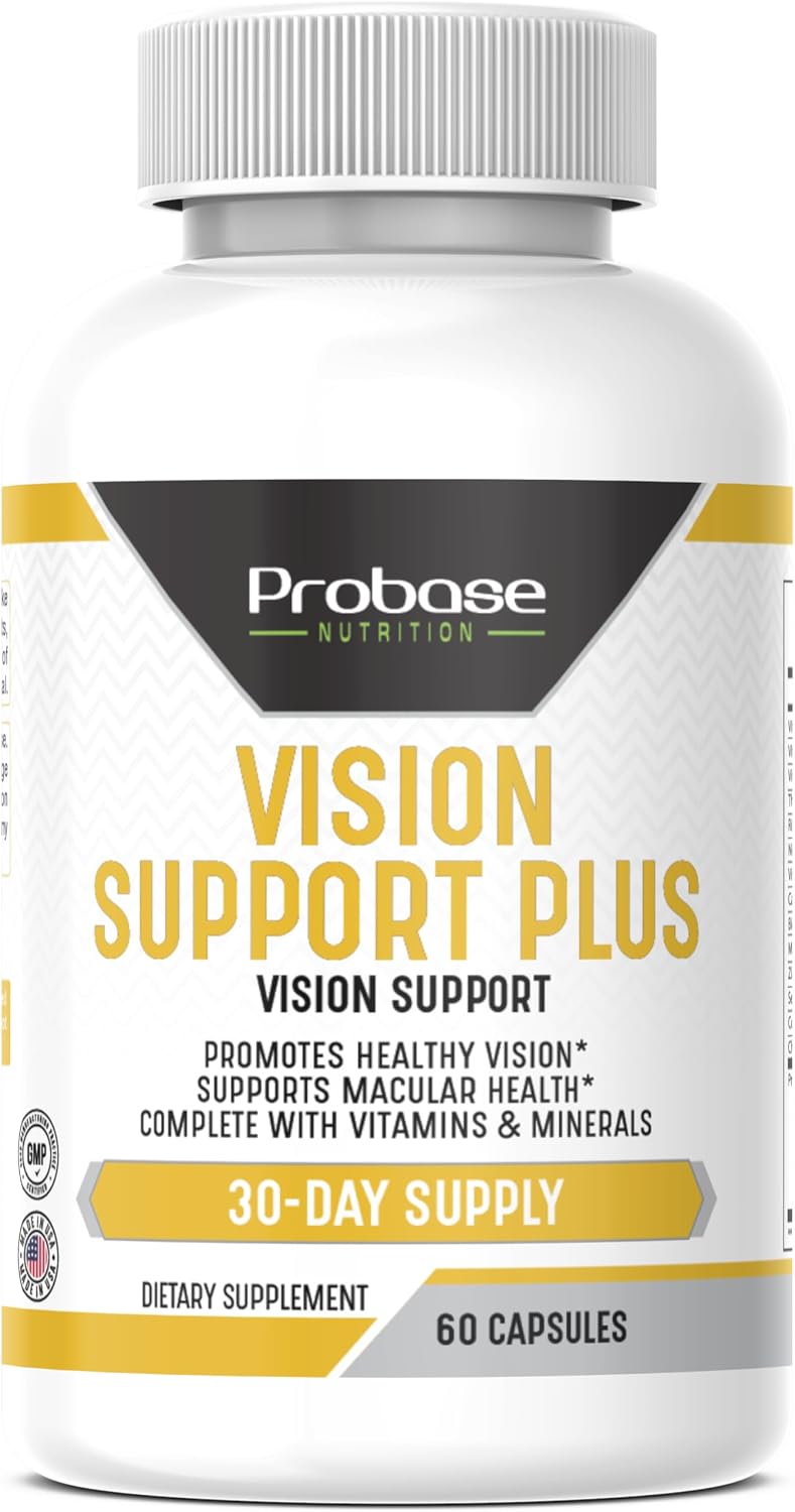 Probase Nutrition Vision Support Plus 60 Capsules 30-Day Supply
