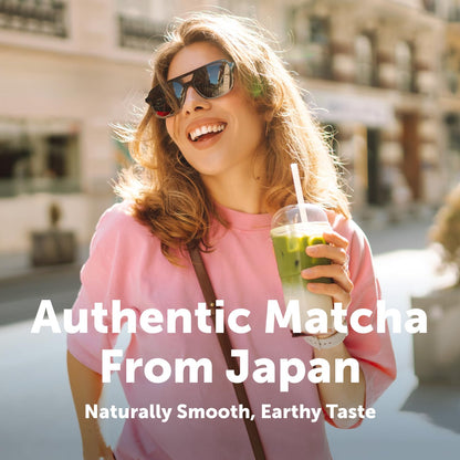 Micro Ingredients Organic Matcha Green Tea Powder, First Harvest, Culinary Grade from Japan, 100% Pure & Unflavored, Great for Tea, Latte, & Smoothies, Non-GMO, No Sugar, Eco-Friendly Packaging, 1 Lb