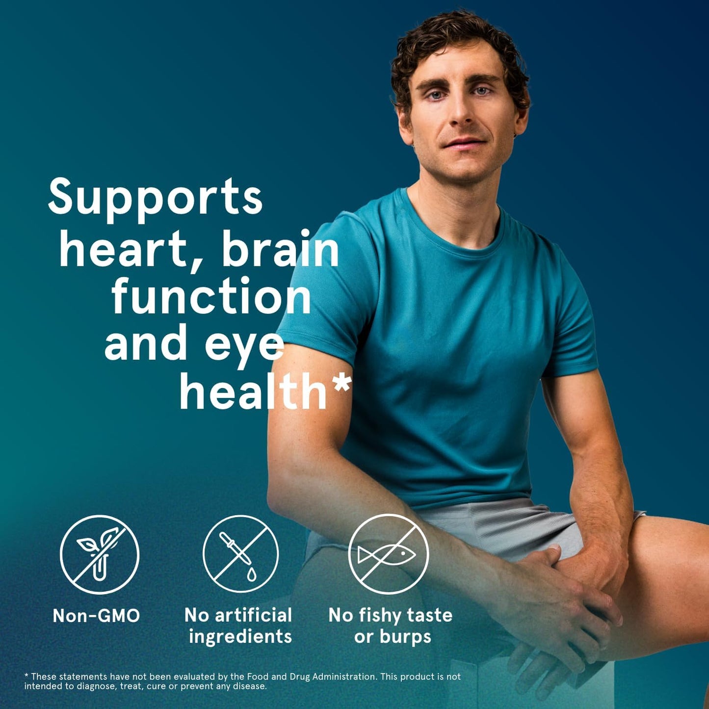 Puori Omega 3 Fish Oil Supplement - Ultra Pure & Burpless Wild Caught Fish Oil with 2000mg Omega 3 Fatty Acids,1250mg EPA & 500mg DHA Supports Heart, Brain & Eye Health - IFOS Certified - 120 Softgels