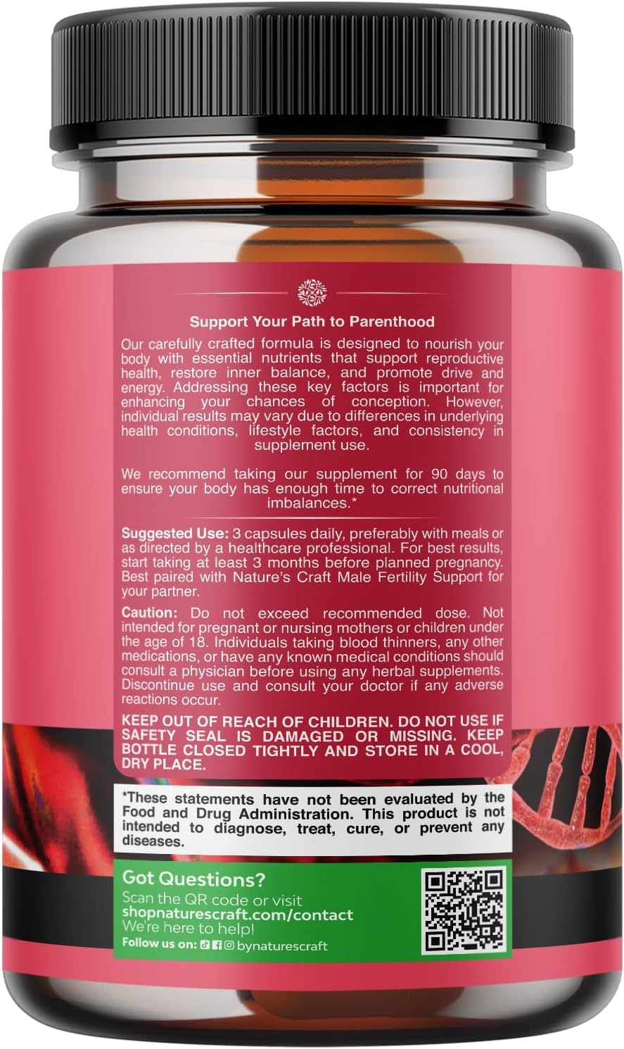 Pre Conception Male Fertility Supplement - Semen Volume Booster with CoQ10, Maca Root, Methyl Folate & D-Aspartic Acid - Mens Fertility Supplement for Sperm Motility - Conception for Him - 90 Count