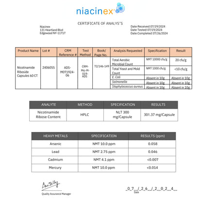 NAD+ Supplement - 600mg Pure Nicotinamide Riboside (NR) - Healthy Aging, Mental Clarity & Energy Booster - Cell Regeneration Supplements for Women and Men - 60 NAD Plus Capsules - Made in USA