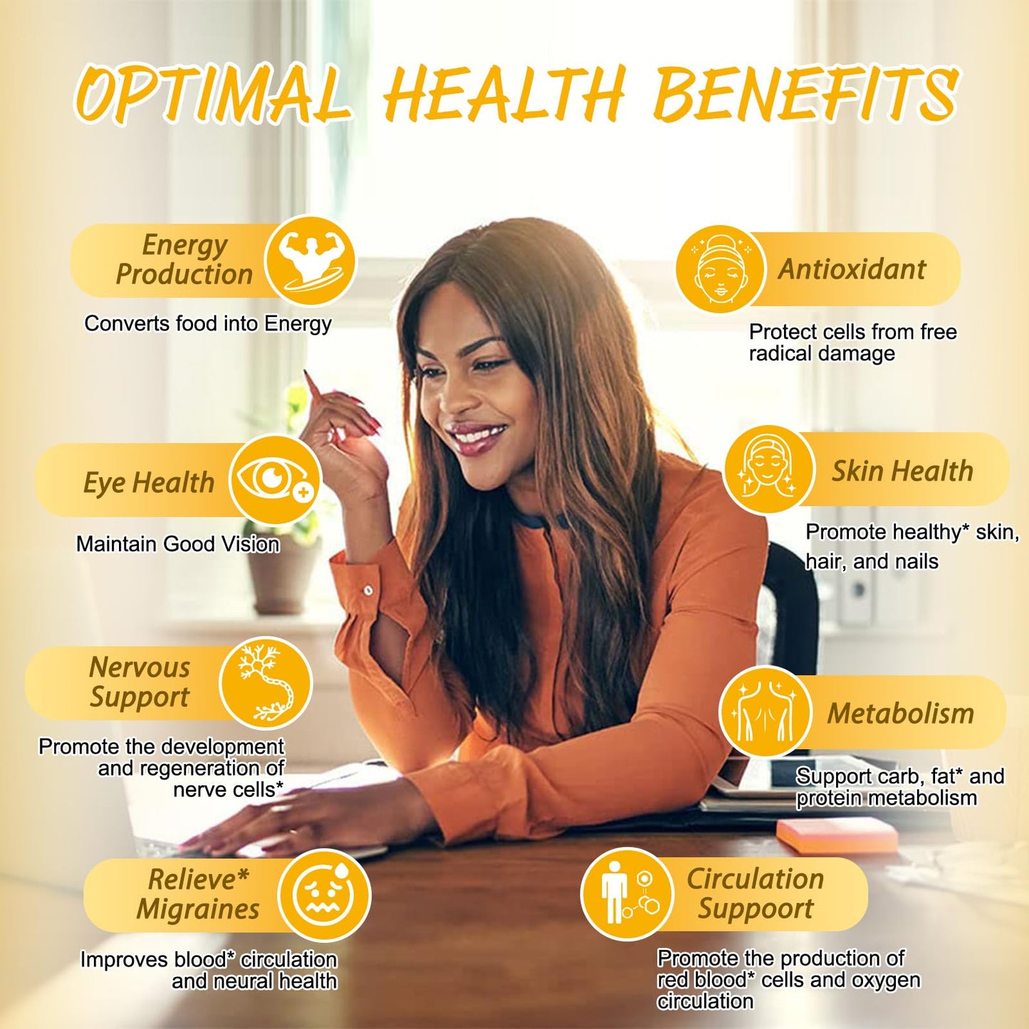 Totaria Vitamin B2 Gummies, Sugar Free Riboflavin 400mg Supplement for Adults & Kids with Magnesium Glycinate 400mg, COQ10 & Elderberry, Skin & Nervous System Support, Non-GMO, 60 Gummies