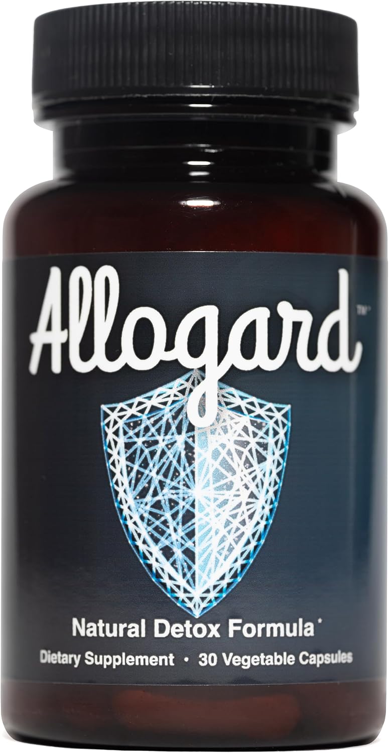 Allogard Natural Detox and Cleanse Supplement, Vegan, Gluten-Free | Helps Bind to and Flush Out Everyday Toxins to Boost Energy, Mental Clarity, and Full-Body Wellness, 30-Day Supply