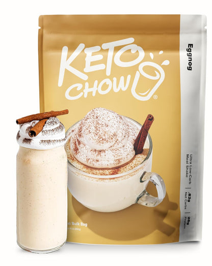 Keto Chow Chocolate Meal Replacement Shake Powder, 21 Meals