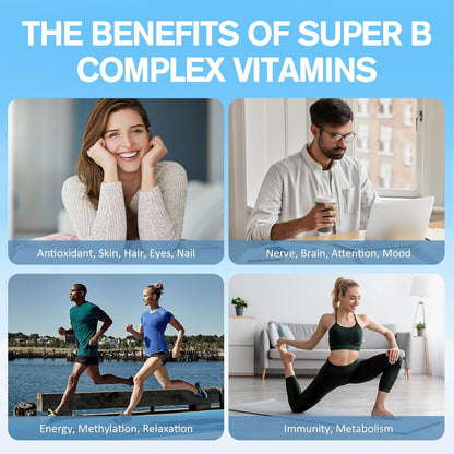 15-in-1 Liposomal Vitamin B Complex Pro Sugar-free B Complex Drops with B1, B2, B3 Niacinamide, Choline, B5, B6, B7 Biotin, Inositol, Folate, B12, Zinc, Lutein, Zeaxanthin, Taurine & Vit. C, 2 fl oz