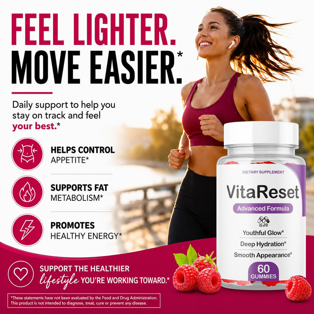 VitaReset Gummies, Health & Wellness Support Supplement 2-Pack, 120 Gummies