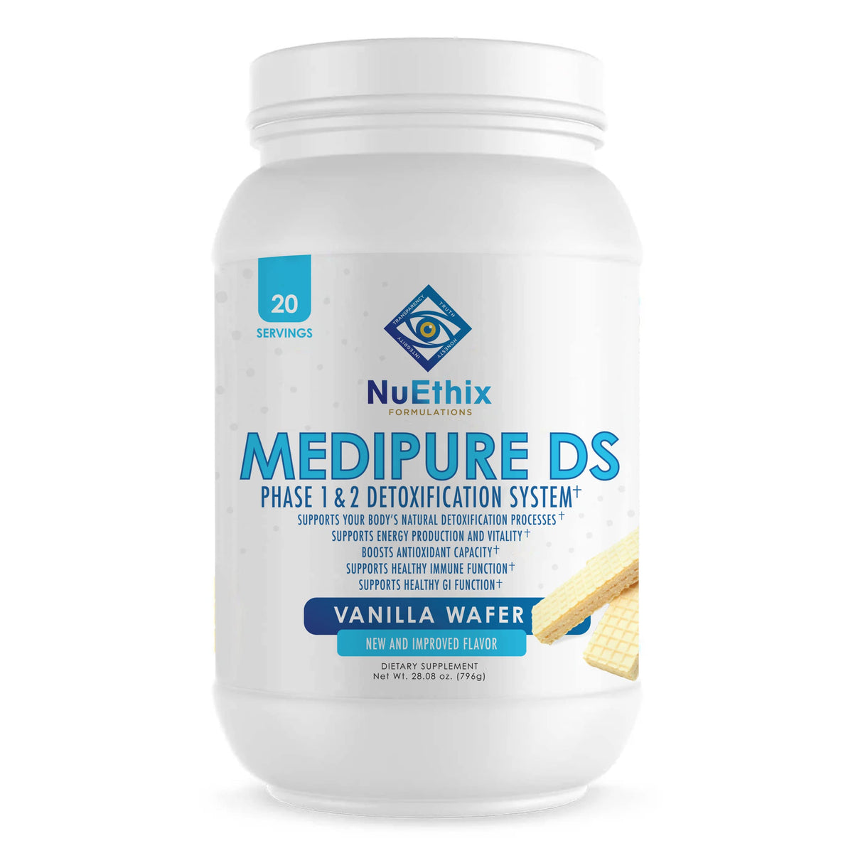 NuEthix Formulations Medipure DS with Pea Protein Phase 1 & 2 Detoxification System