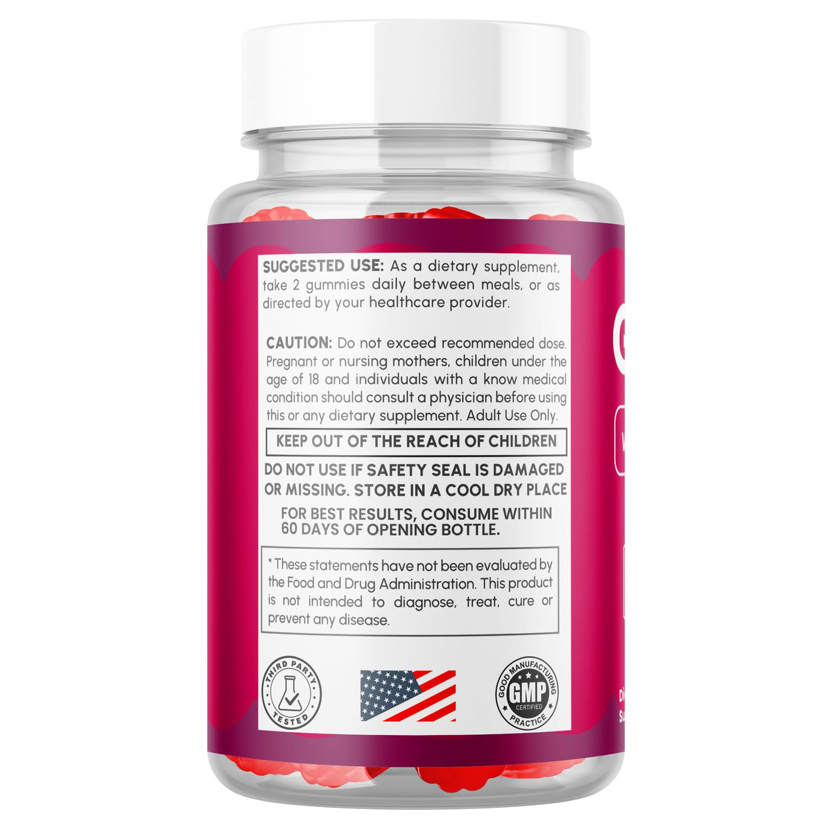 (2 Pack) Gumitide Gummies, Official Gumitide Supplement (120 Gummies)