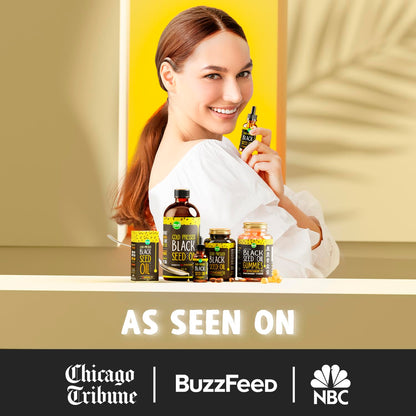 MAJU Black Seed Oil - 3 Times TQ, Cold-Pressed, Travel Size, 100% Turkish Black Cumin