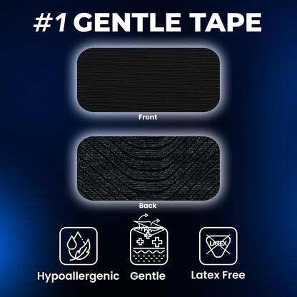 VIORY Gentle Tape (30 Pack) - Pain Free Removal, Hypoallergenic & Latex Free