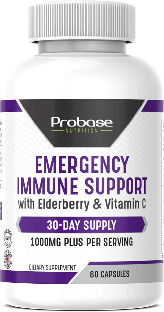 Probase Nutrition Emergency Immune Support 60 Capsules 30-Day Supply