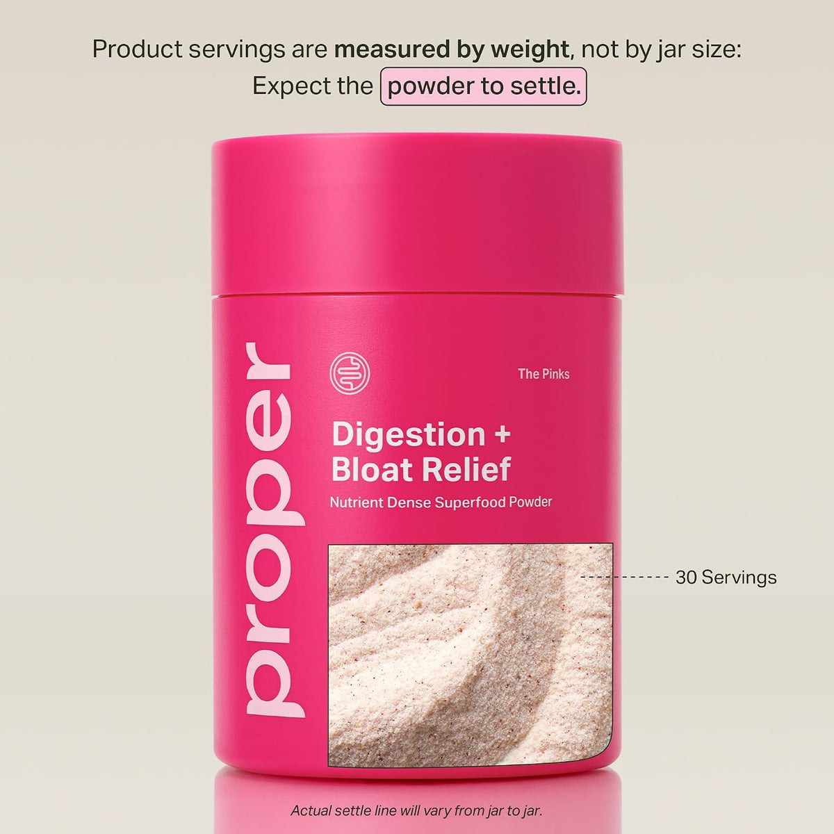 Proper, The Pinks Digestion and Bloat Relief - Stickpack + Jar Bundle