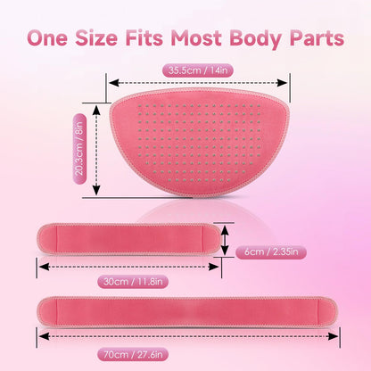 Red Light Therapy Belt Pad: Near Infrared Lamp Pain Relief 156 LEDs Wrap Body Heating Pads
