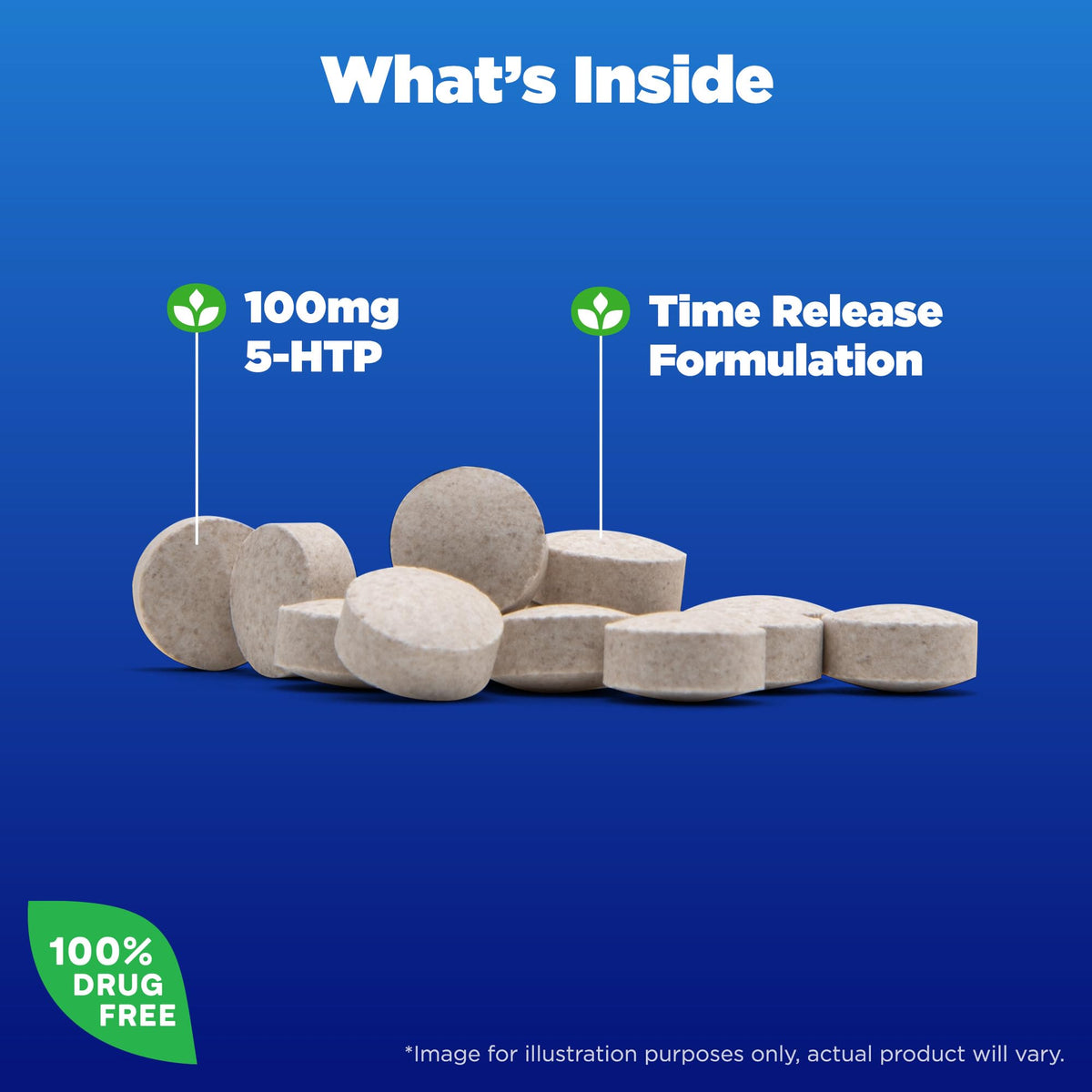 Natrol 5-HTP 100mg, Dietary Supplement Helps Support a Balanced Mood