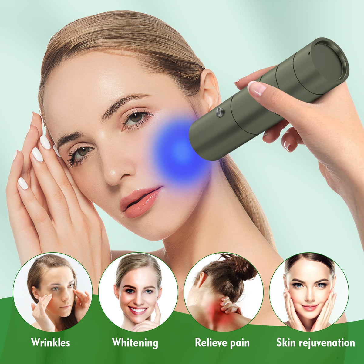 Red Light Therapy Device- Upgraded 5 in 1Red Infrared Light Machine for Body Joints & Muscles Pain Relief