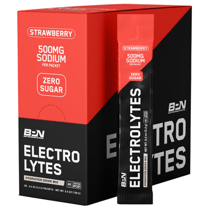 BARE PERFORMANCE NUTRITION BPN Electrolytes Hydration Drink Mix | Sugar Free Electrolyte Powder | 500mg Sodium per Serving | Naturally Sweetened | Lemon Lime, 50 Servings | Zero Sugar, 500mg Sodium per Serving, Naturally Sweetened