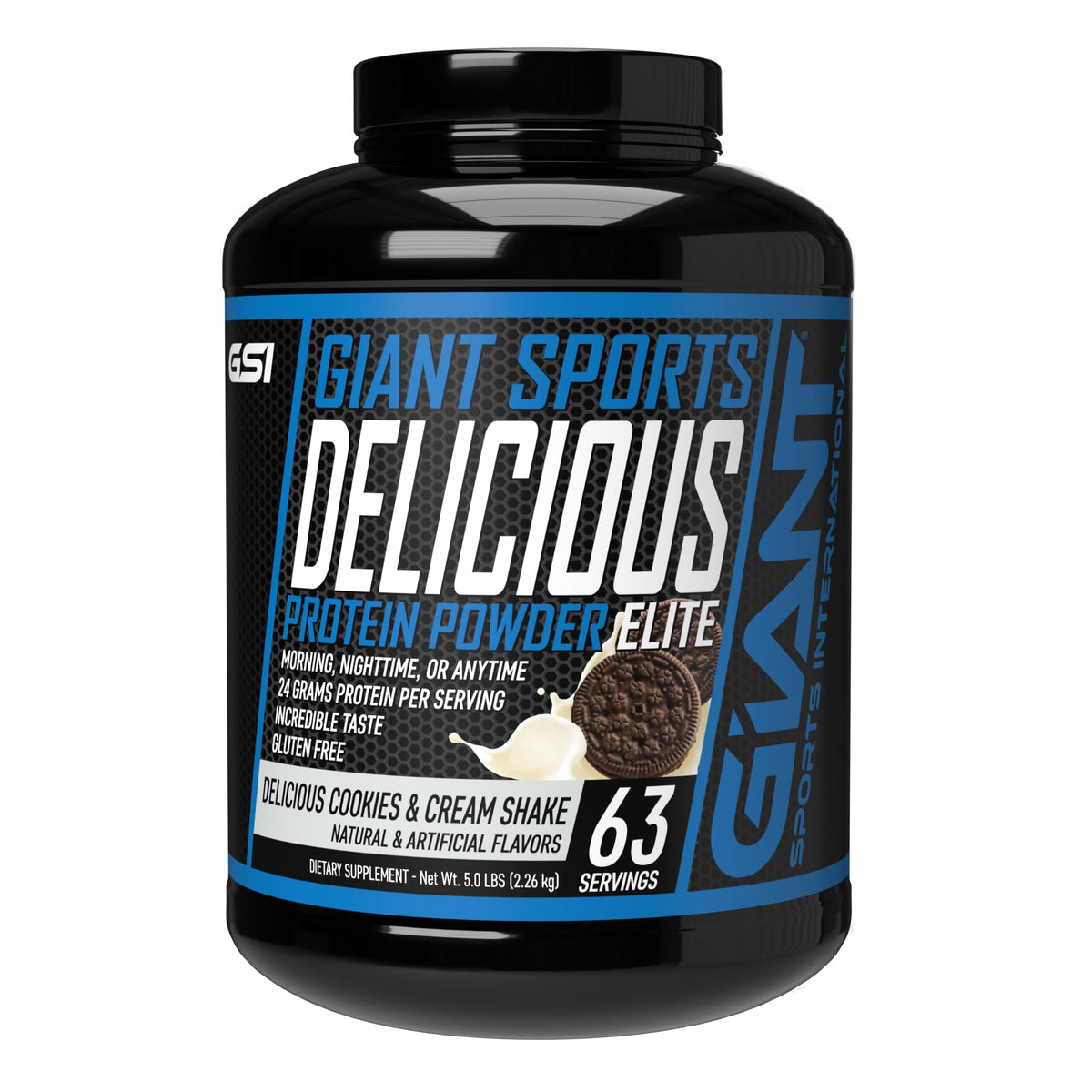 Giant Sports Delicious Elite - 24g of Whey Protein Powder with Muscle Building Amino 