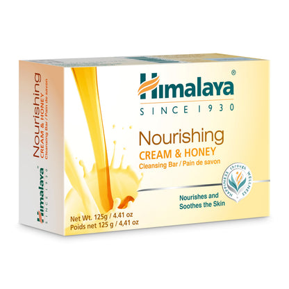 Himalaya Nourishing Cream & Honey Cleansing Bar Soap, 4.41 oz, 6 Pack