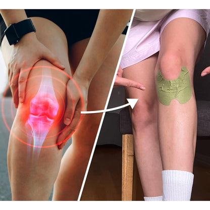 Wellnee Knee & Joint Wellness Bundle – Herbal Patches (30 pcs) & Support Capsules (90 servings)