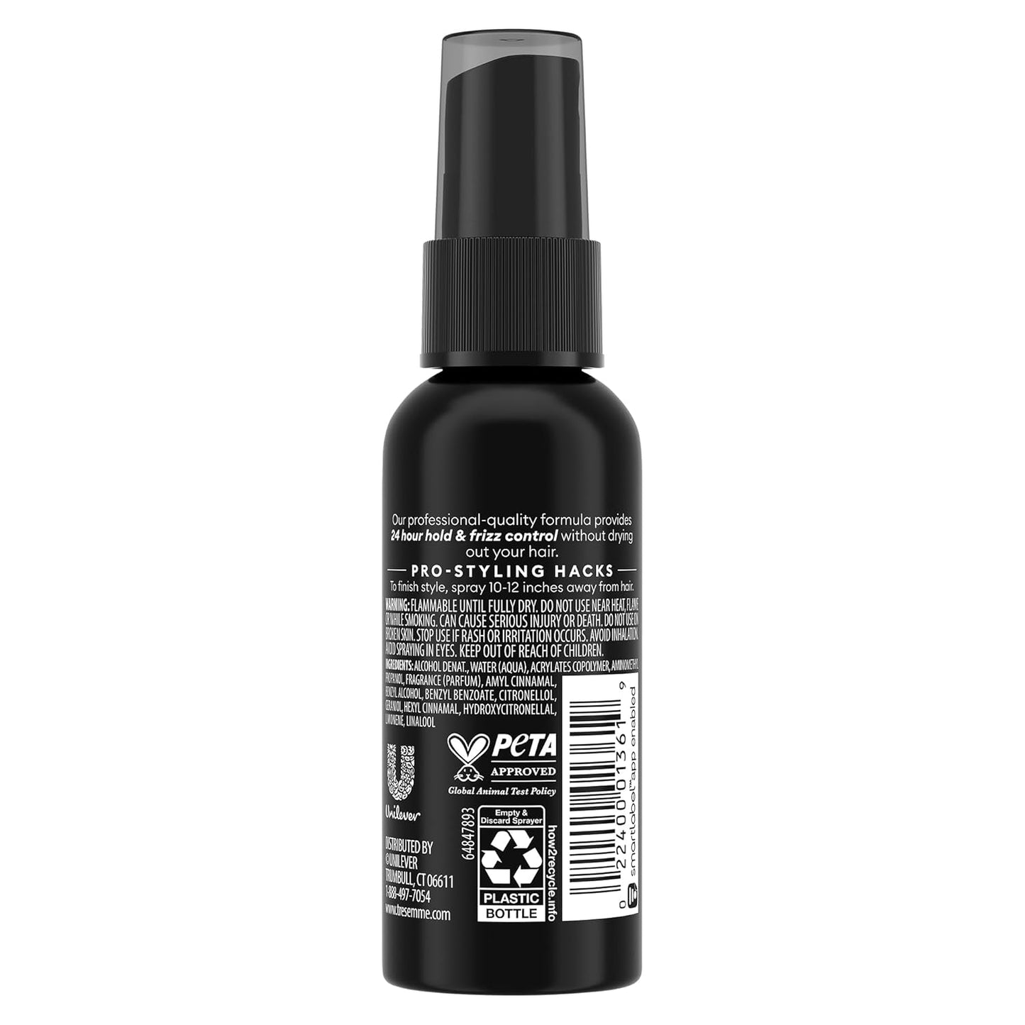 TRESemmé Extra Hold Travel Size Hairspray 6-Pack, 2 Oz Ea | Travel Size Hairspray with Flexible Hold and Frizz Control for Styling On the Go