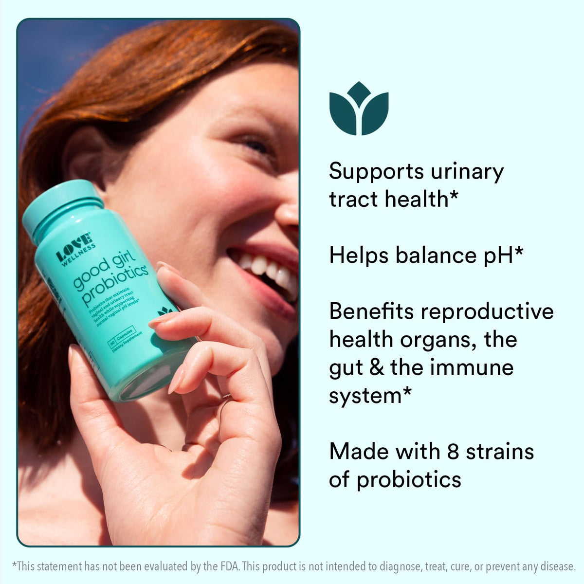 Love Wellness Good Girl Vaginal Probiotics & Women's Healthy V Vitamin Set | Urinary Tract