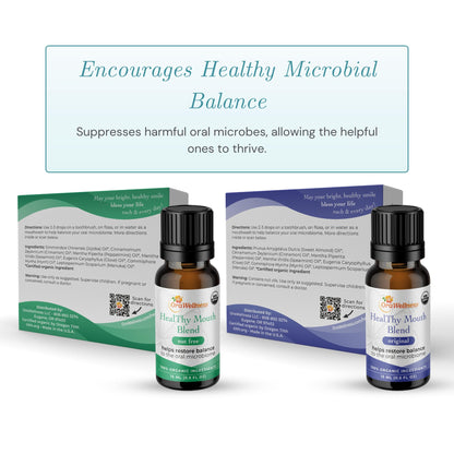 OraWellness Nut Free Healthy Mouth Blend Organic Tooth Oil, Fluoride Free