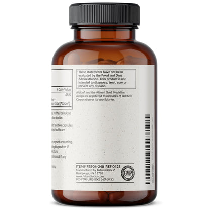Futurebiotics Magnesium Glycinate 200 MG per Serving Chelated for High Absorption, Gentle On Stomach, Non-GMO, 60 Vegetarian Capsules