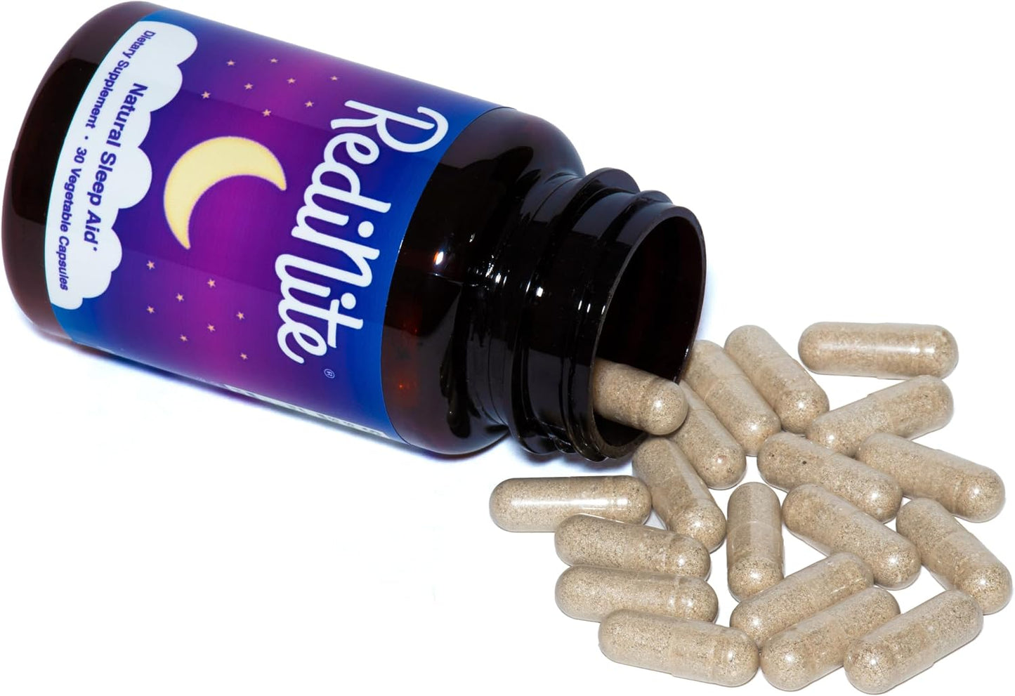 Natural Sleep Aid Supplement for Calm, Restful Nights, Vegan | Helps You Relax and Quiet Your Mind to Fall Asleep Faster, Stay Asleep Longer, and Wake Up Feeling Refreshed, 30-Day Supply